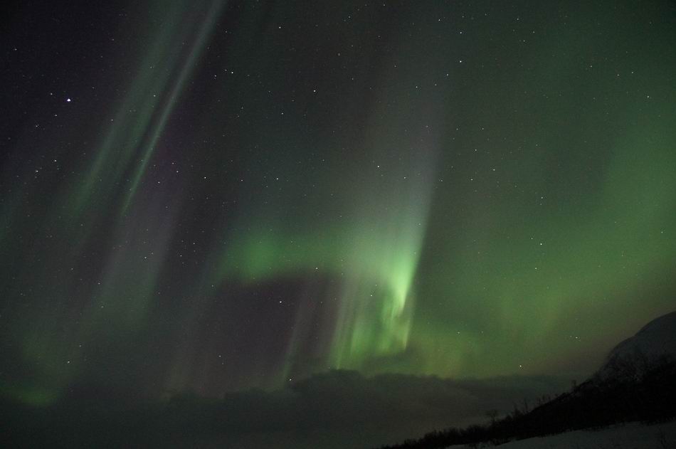 Sédország látnivalók - Abisko északi fény